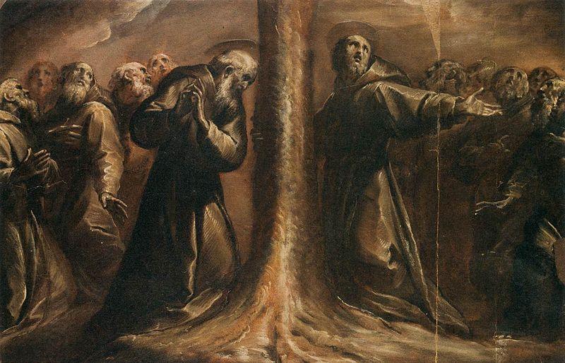 Giovanni Battista Crespi Religious Figures Praying at the Foot of a Tree China oil painting art